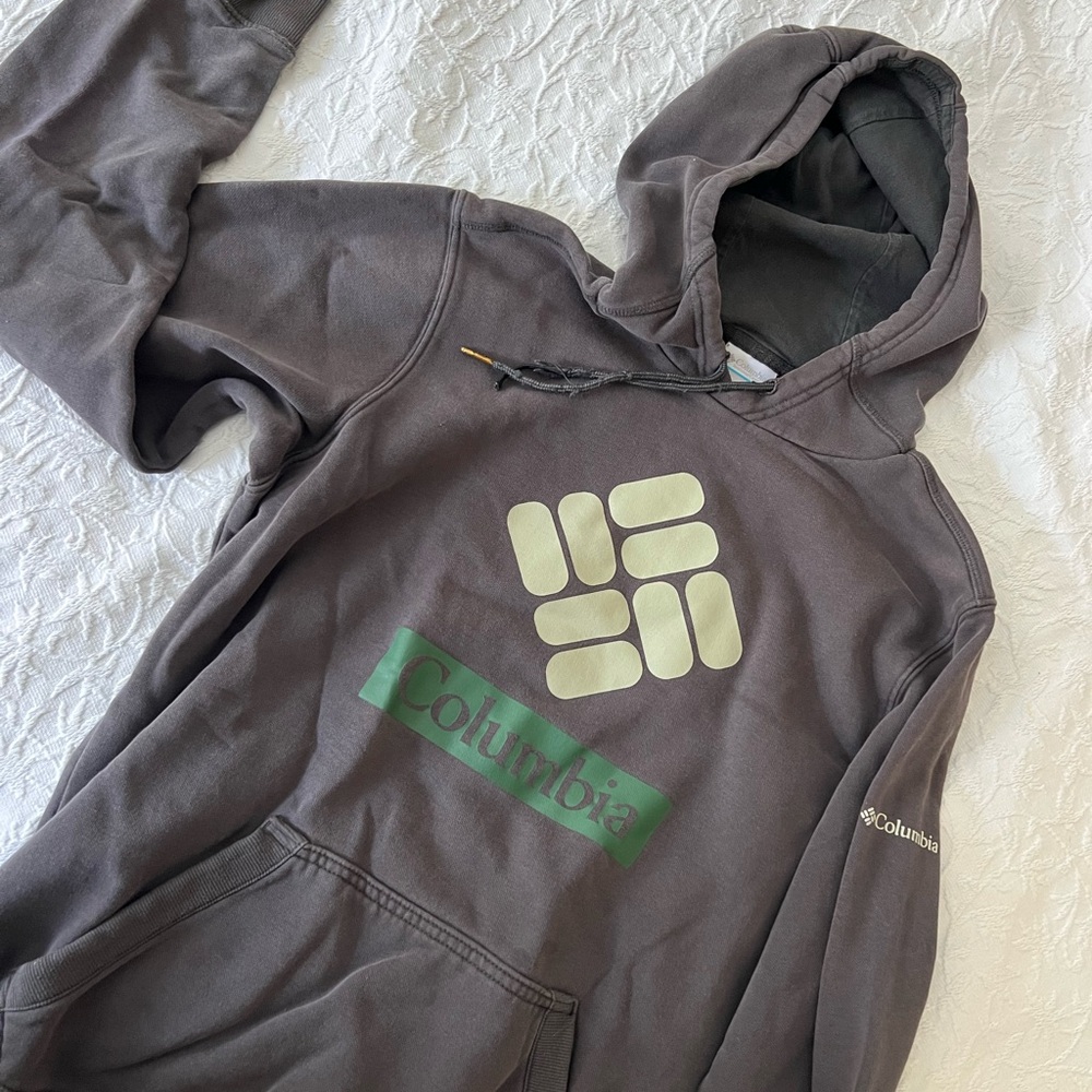 Columbia Gray Hoodie with Logo